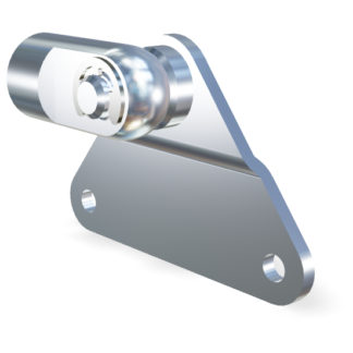 M10 Eye and side bracket (max. 1200N) – Stainless Steel 304