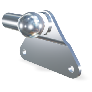 M8 Side bracket with ball