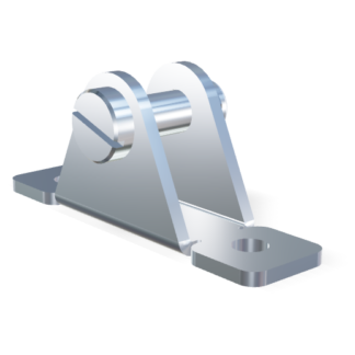 Stainless bearing shoe (max. 1200N)