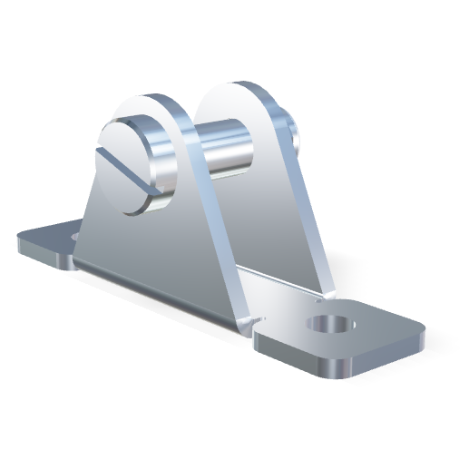 Stainless bearing shoe (max. 1200N)