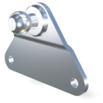 Stainless side bracket with ball